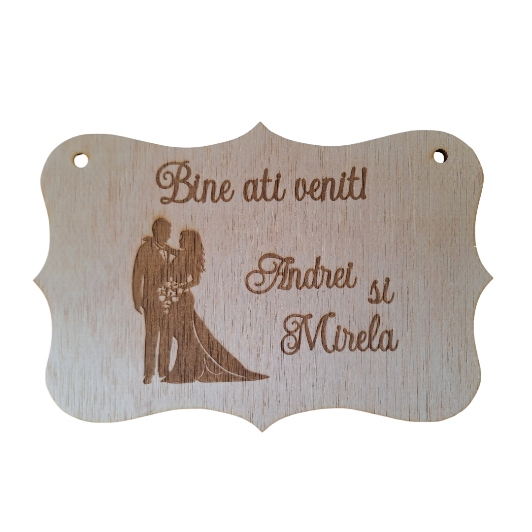Placuta Personalizata Pentru Nunta