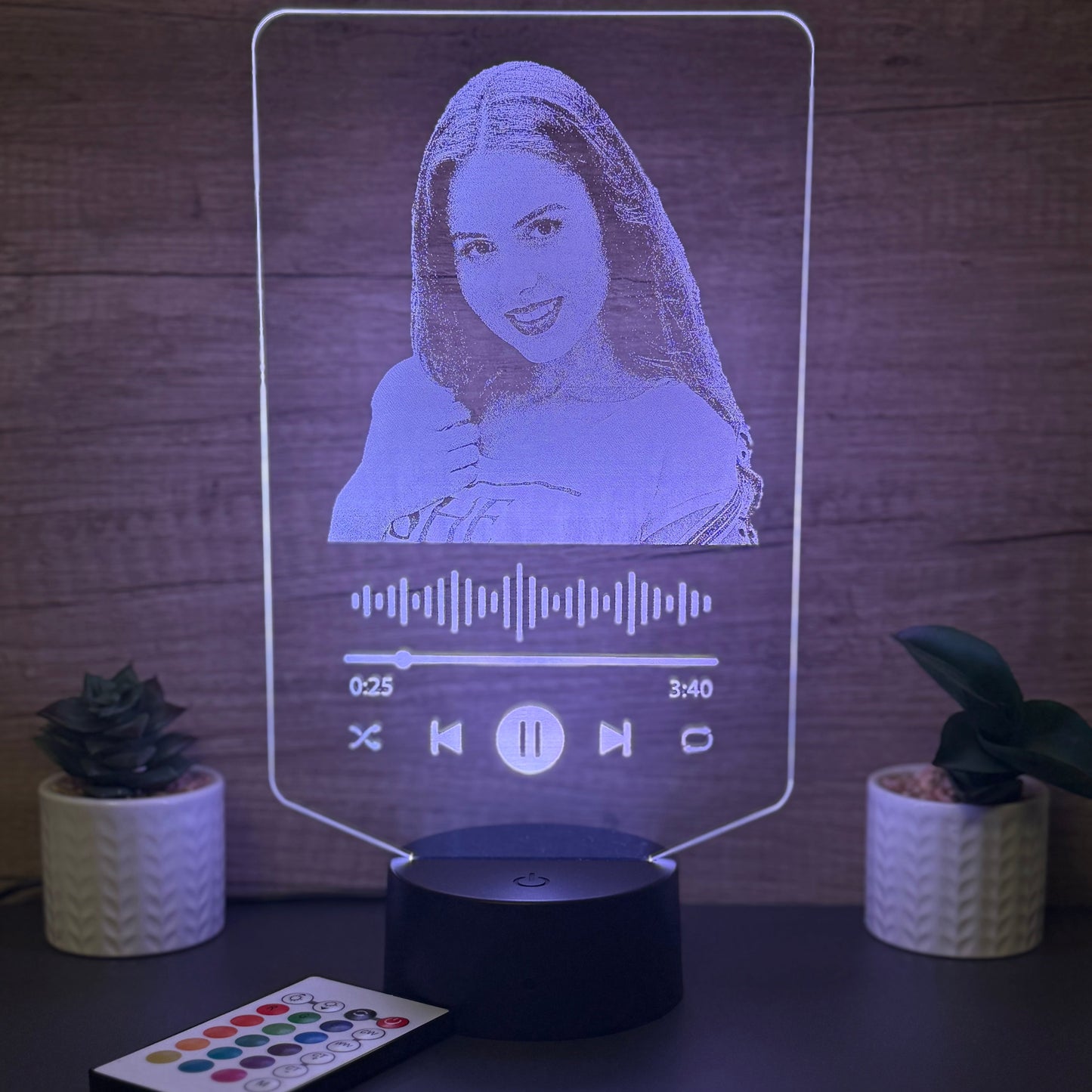 Lampa 3D Personalizata Music Player