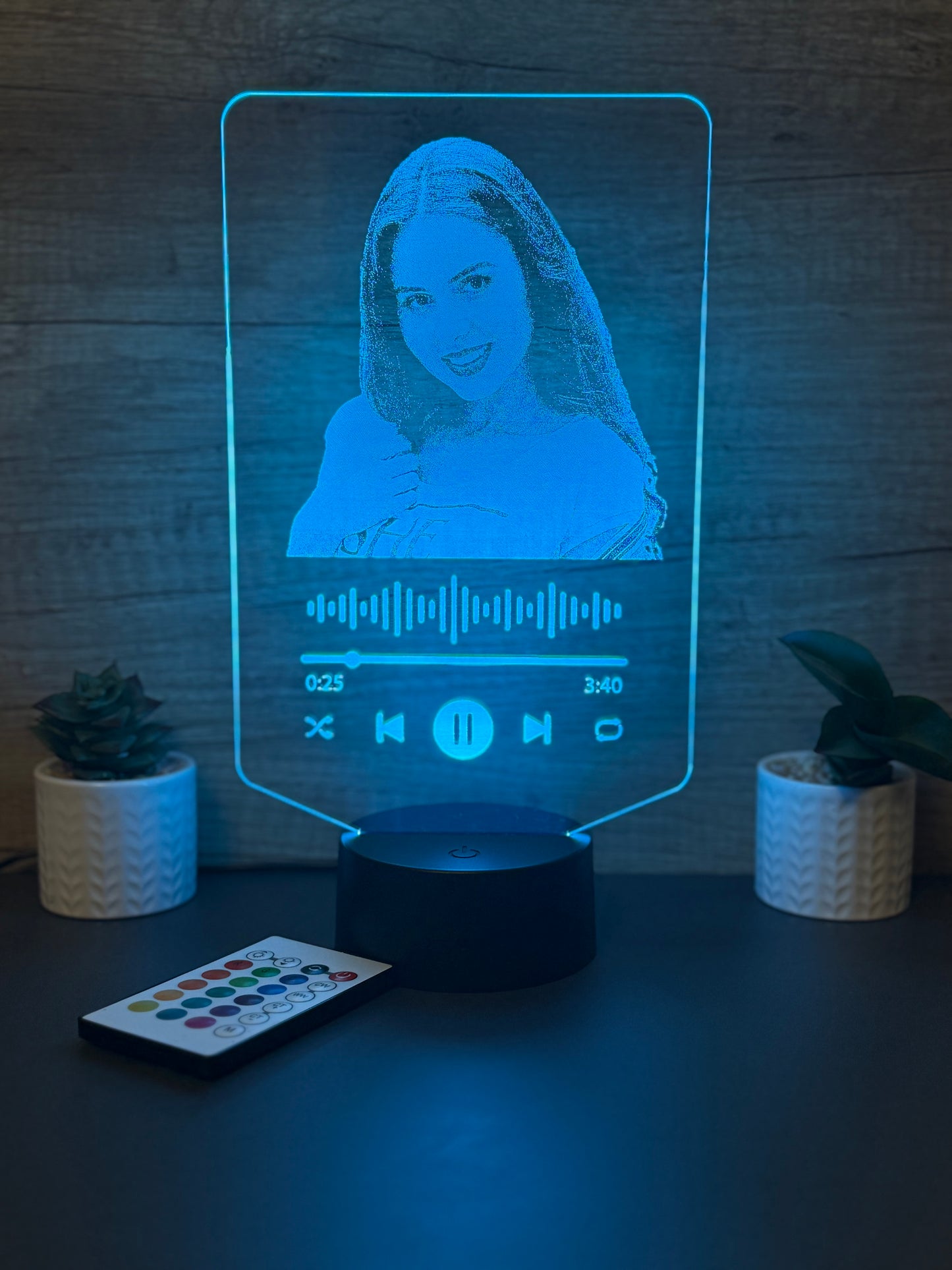 Lampa 3D Personalizata Music Player