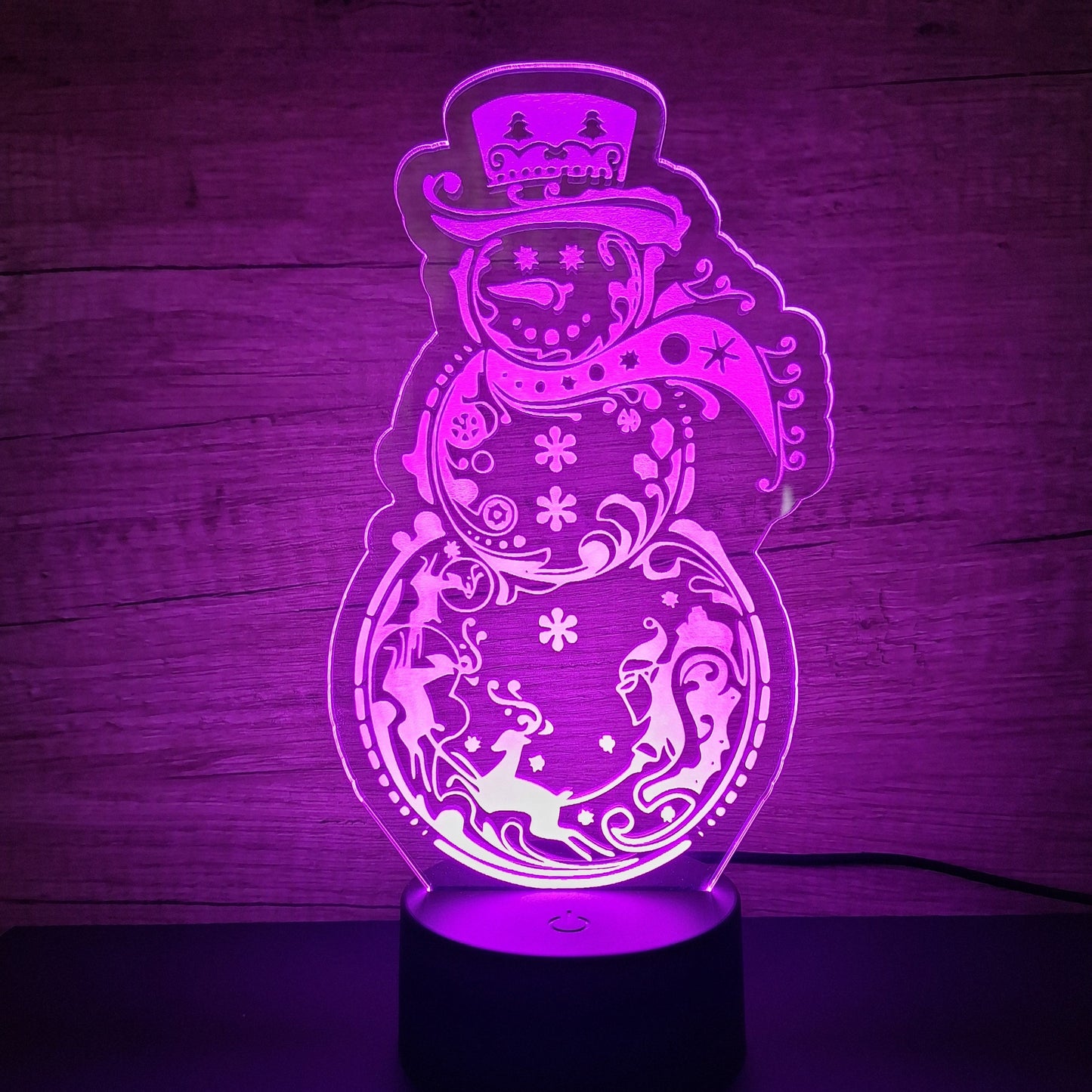 Lampa 3D Om de Zapada