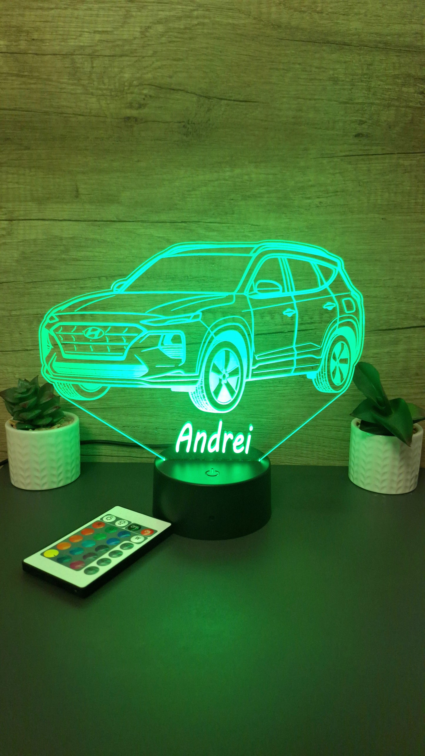 Lampa 3D Personalizata Hyundai Tucson