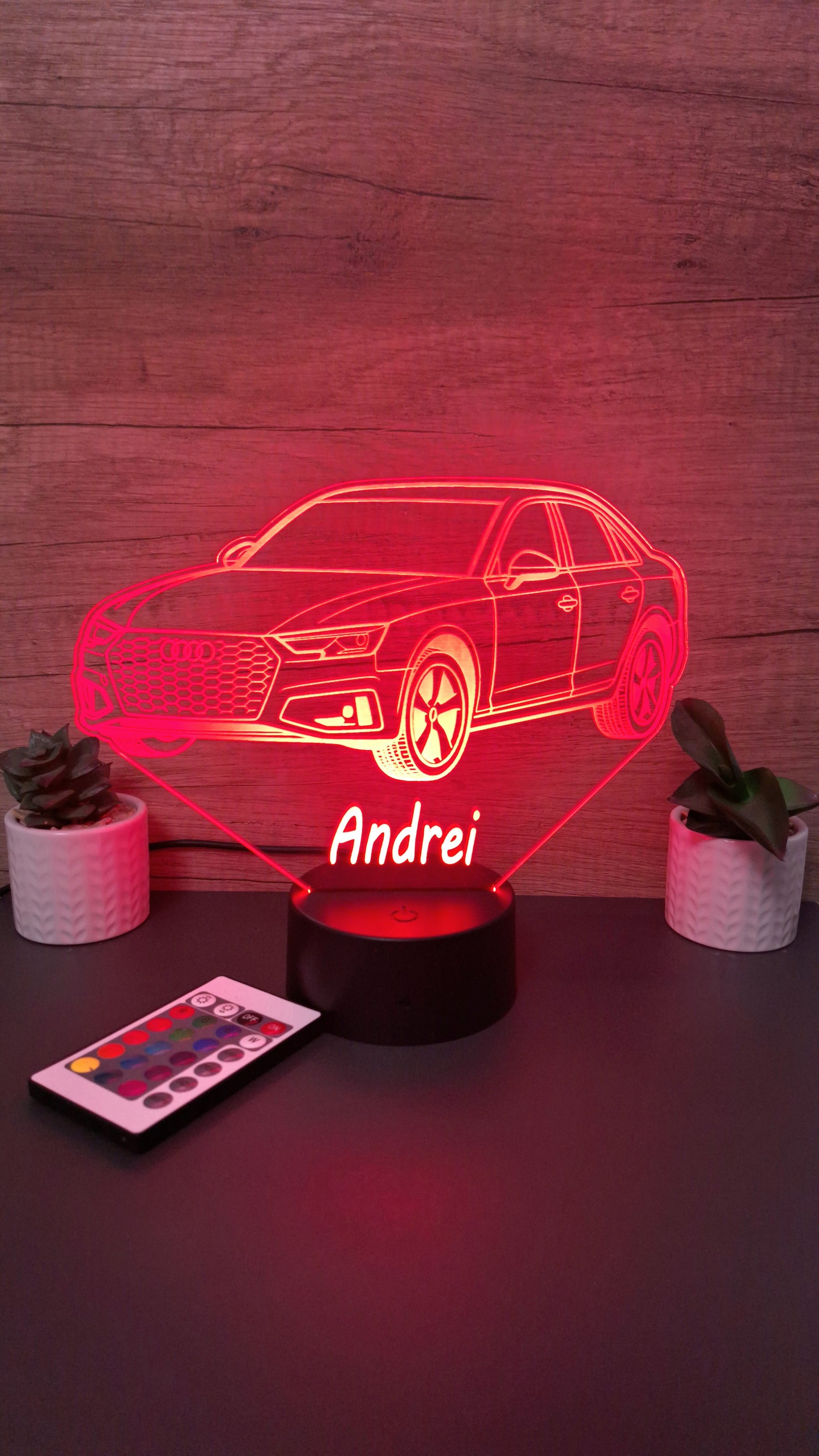 Lampa 3D Personalizata Audi A4