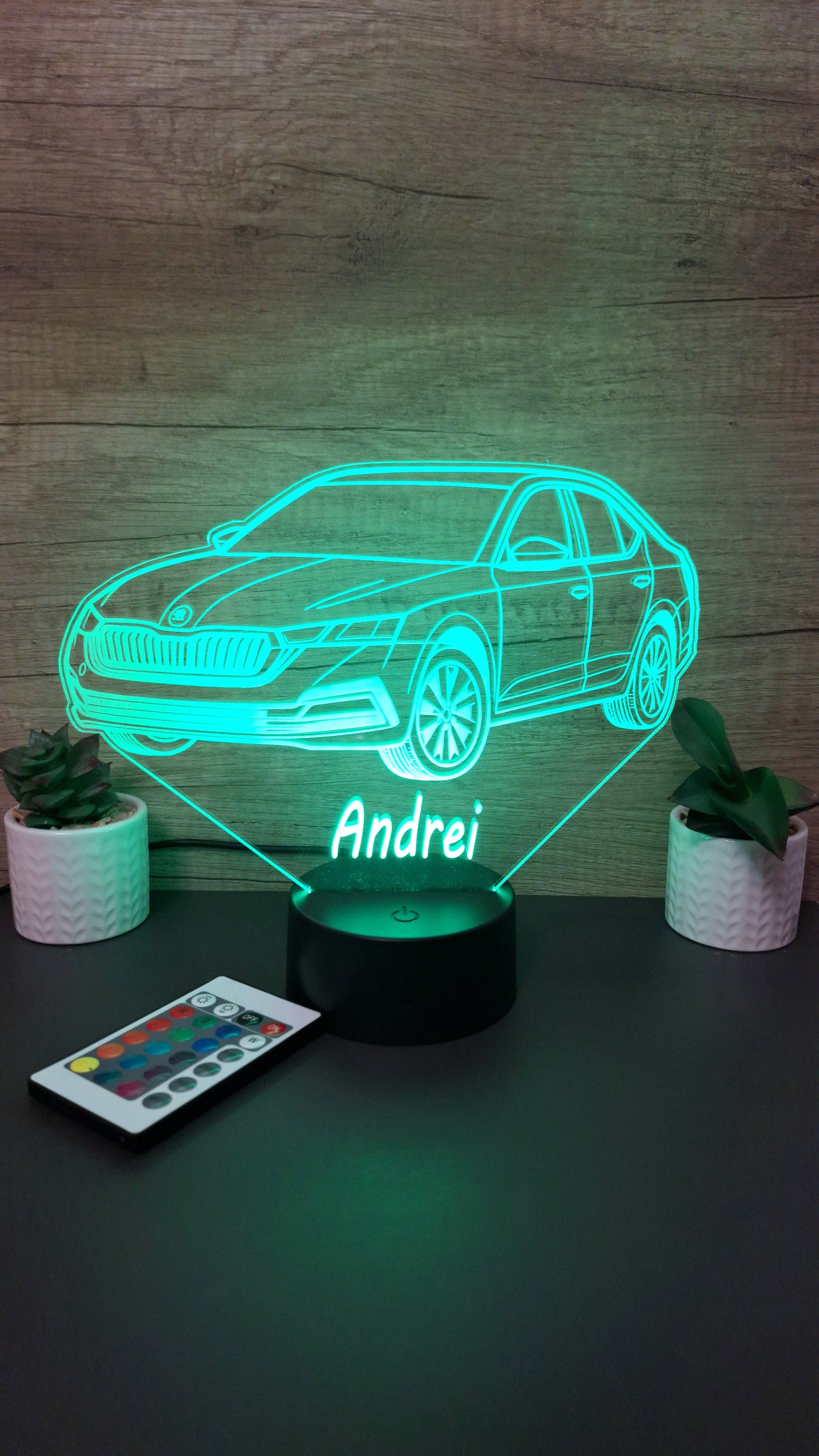 Lampa 3D Personalizata Skoda Octavia