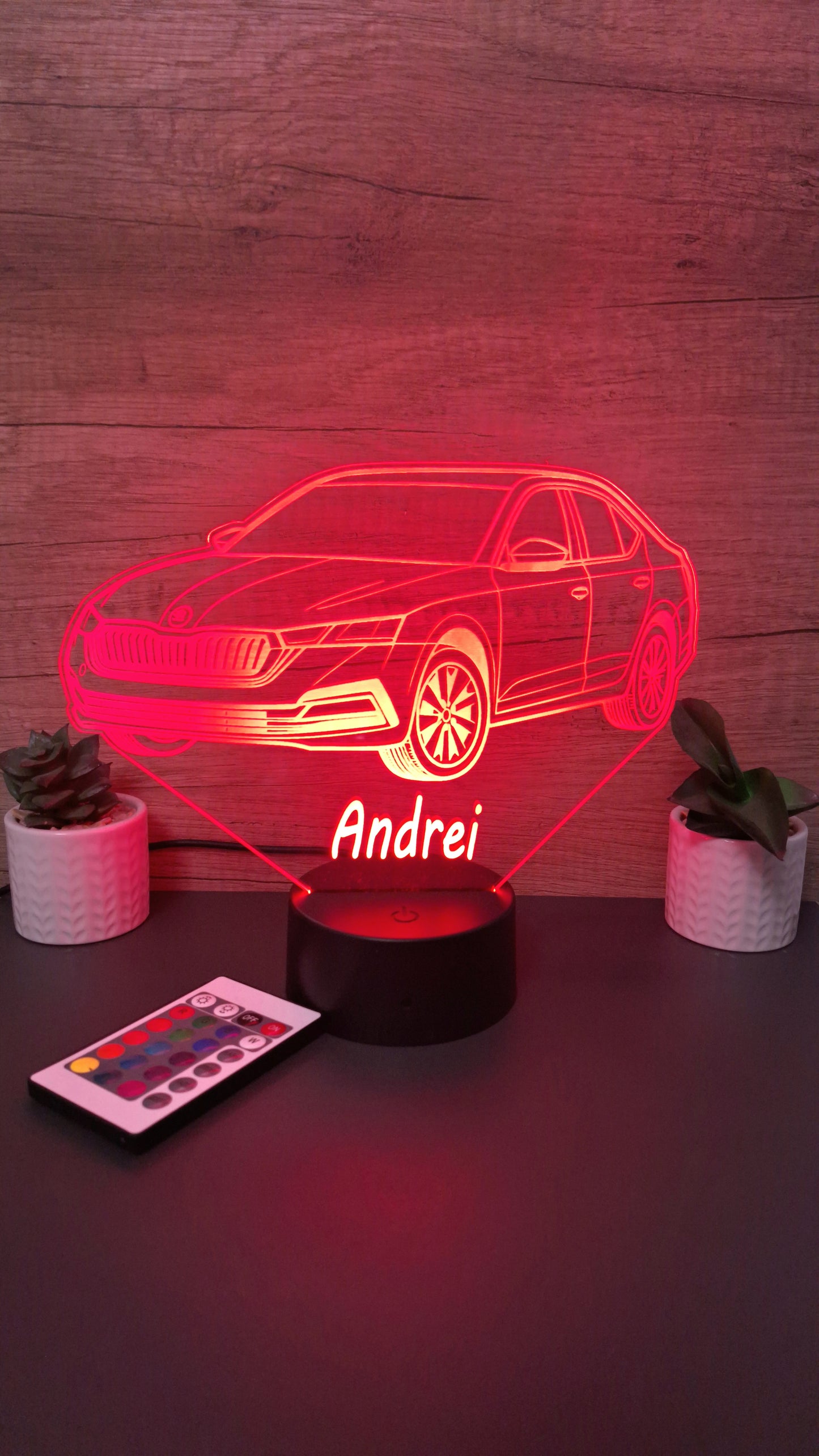 Lampa 3D Personalizata Skoda Octavia