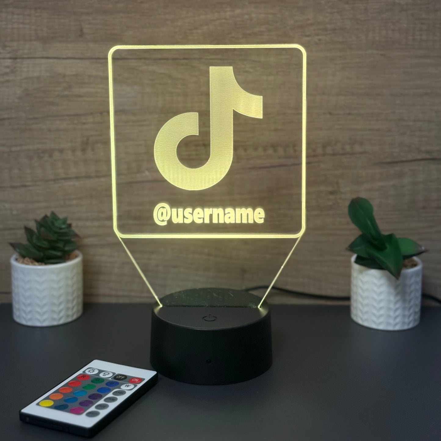 Lampa 3D TikTok