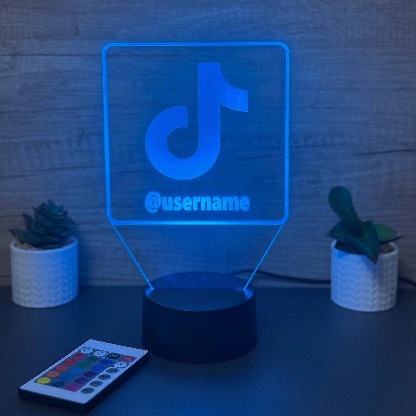 Lampa 3D TikTok