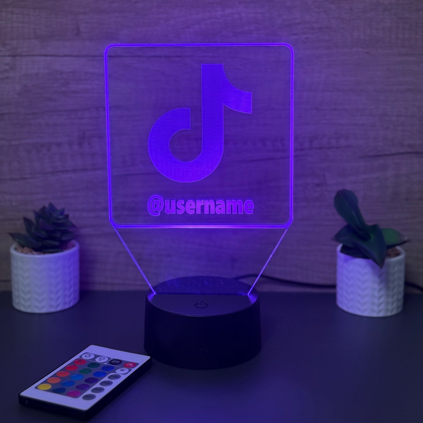 Lampa 3D TikTok