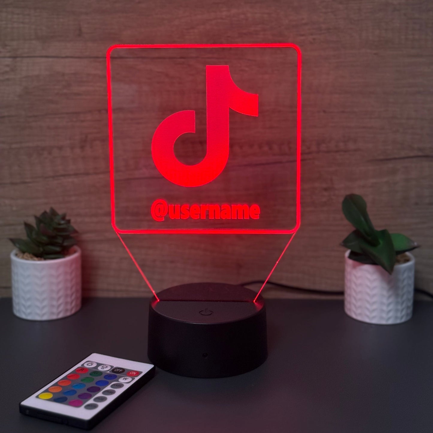 Lampa 3D TikTok