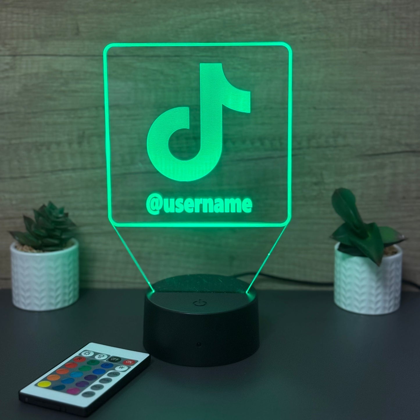 Lampa 3D TikTok