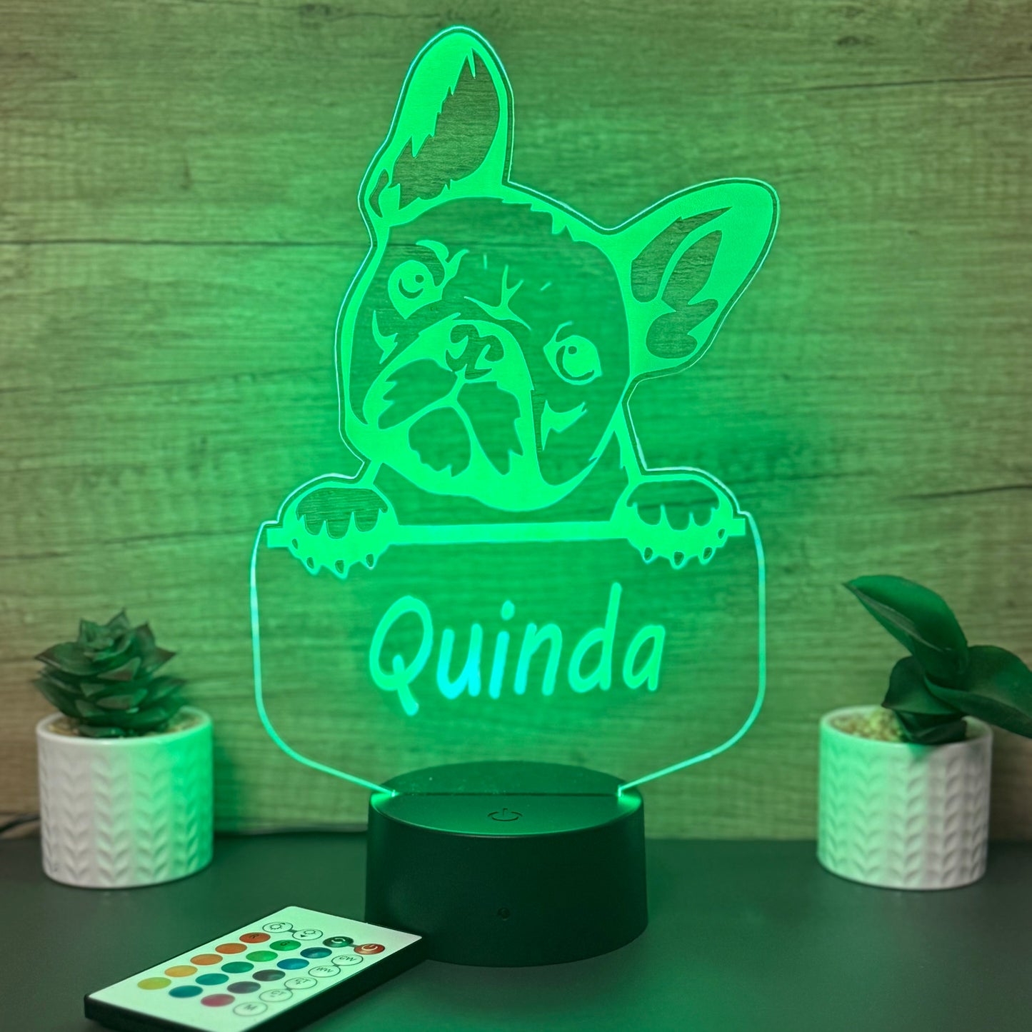 Lampa 3D Personalizata Bulldog francez