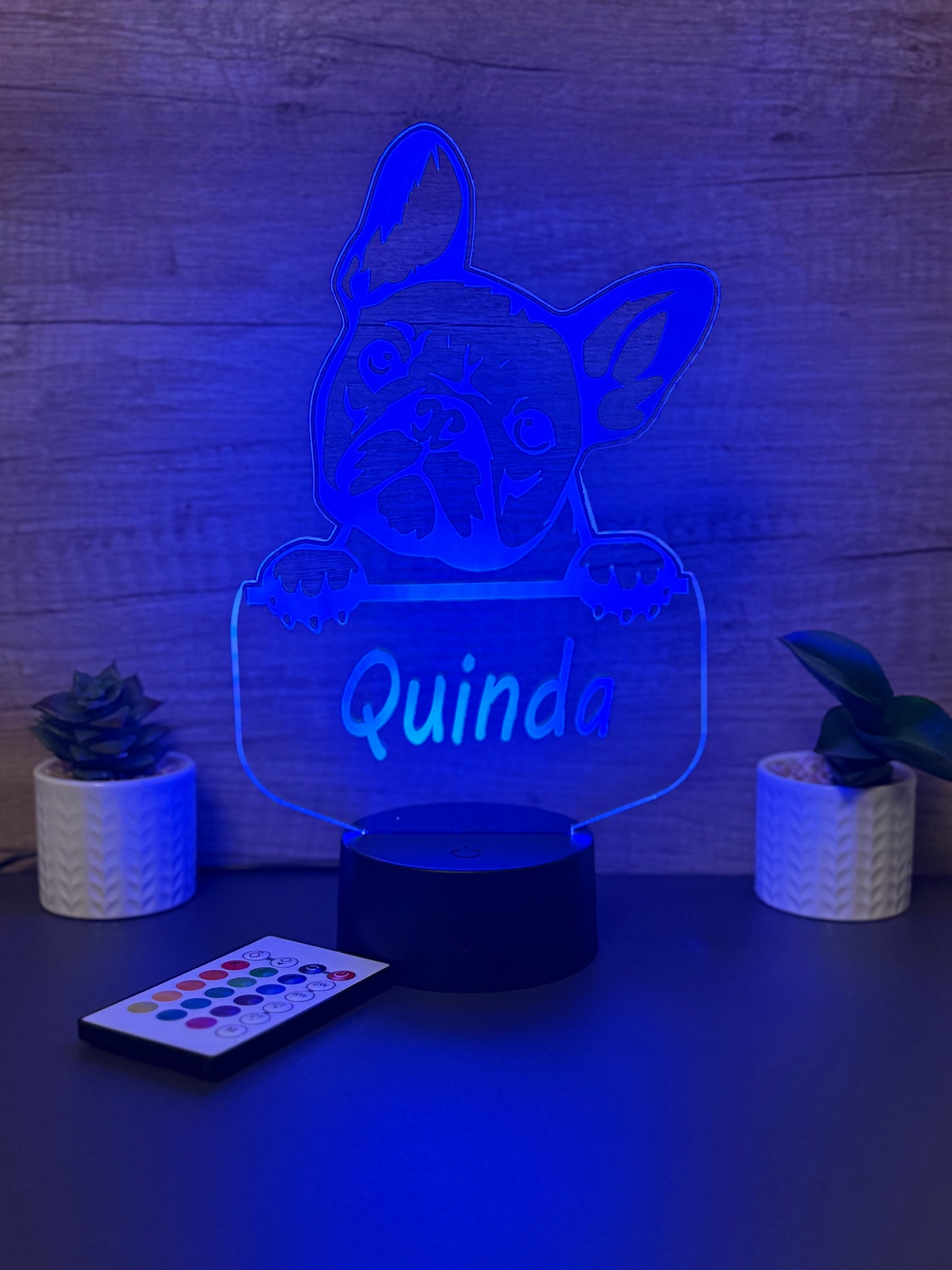 Lampa 3D Personalizata Bulldog francez