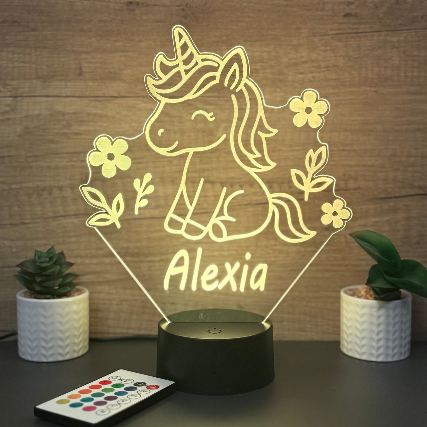 Lampa 3D Personalizata Unicorn