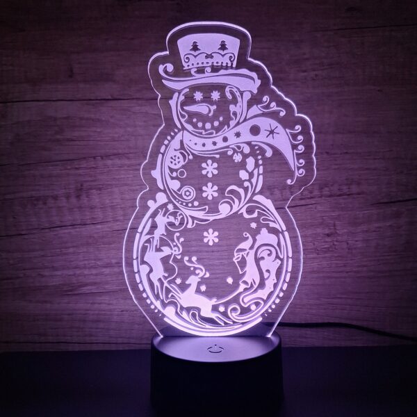 lampa 3d om de zapada