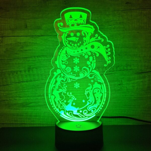 lampa 3d om de zapada