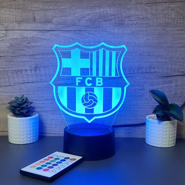 lampa 3d fc barcelona