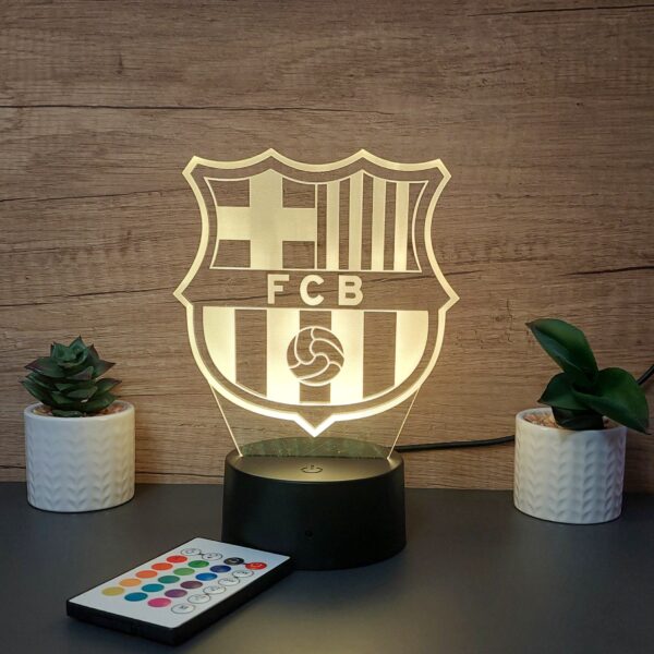 lampa 3d fc barcelona