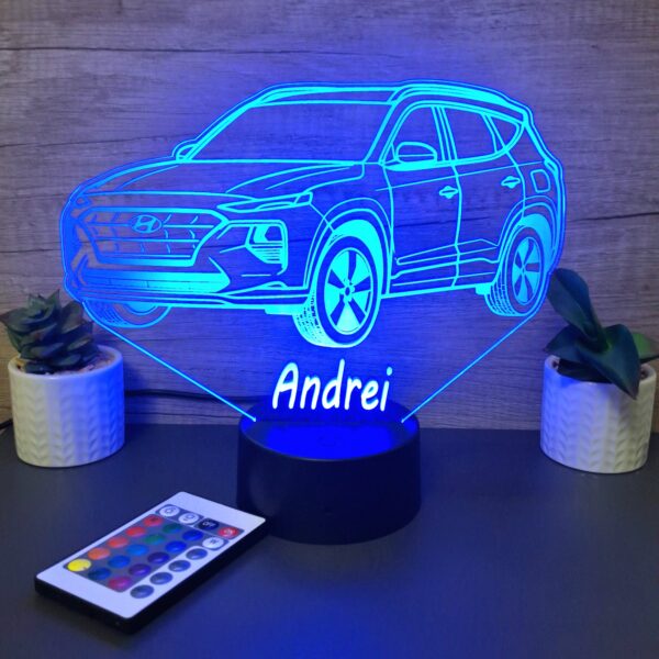 lampa 3d personalizata hyundai tucson
