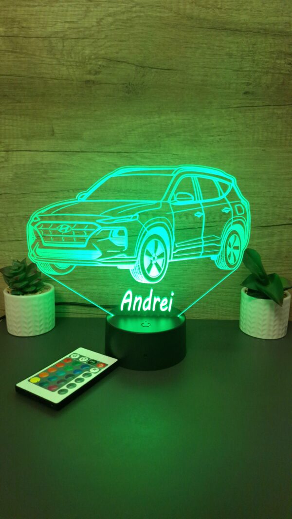 lampa 3d personalizata hyundai tucson
