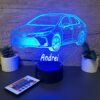 lampa 3d personalizata toyota corolla
