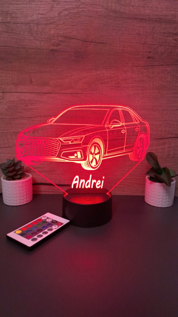 lampa 3d personalizata audi a4