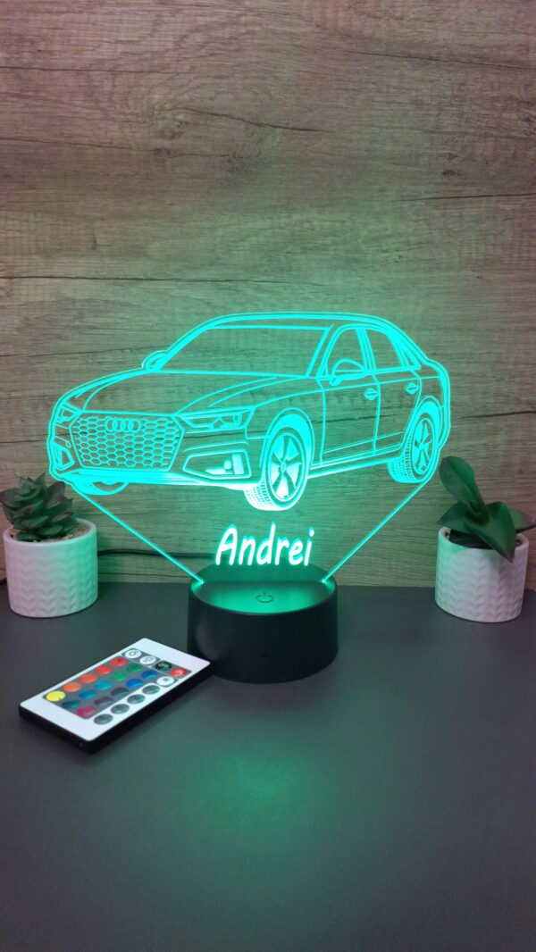 lampa 3d personalizata audi a4