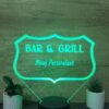 lampa 3d personalizata bar & grill