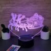 lampa 3d sania lui mos craciun