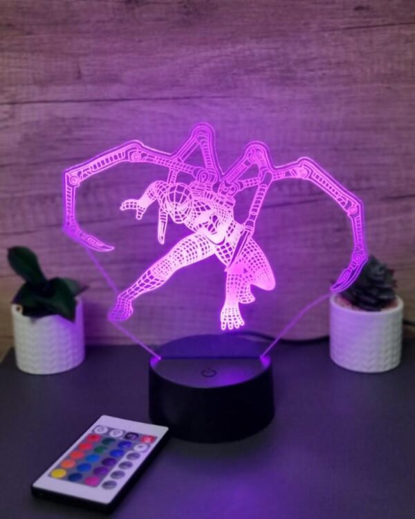 lampa 3d spider man