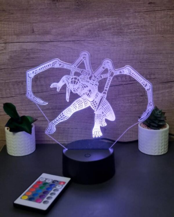 lampa 3d spider man