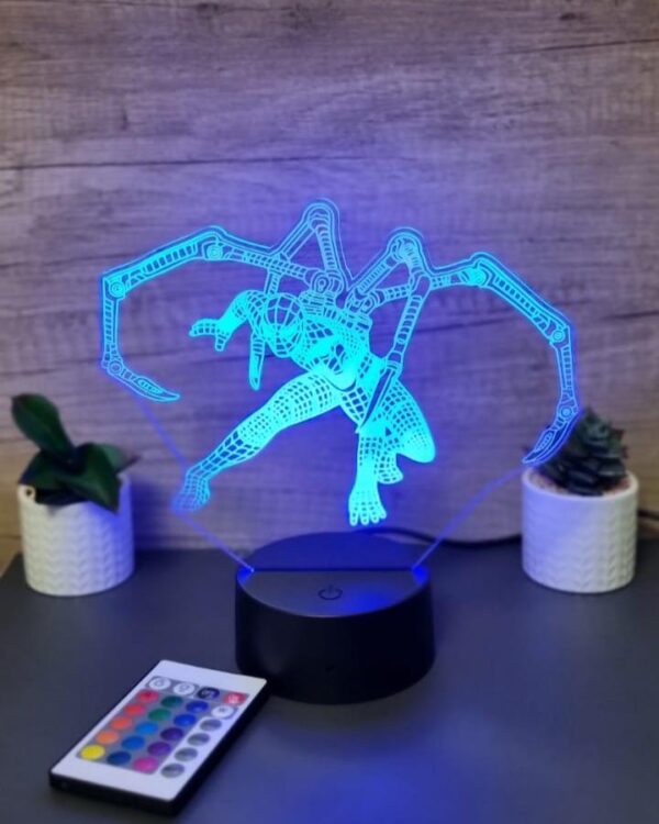 lampa 3d spider man