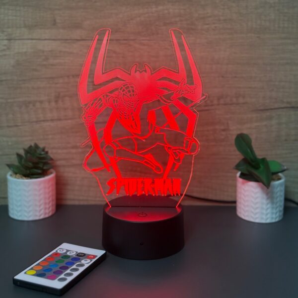 lampa 3d spider man