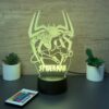 lampa 3d spider man