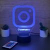 lampa 3d instagram