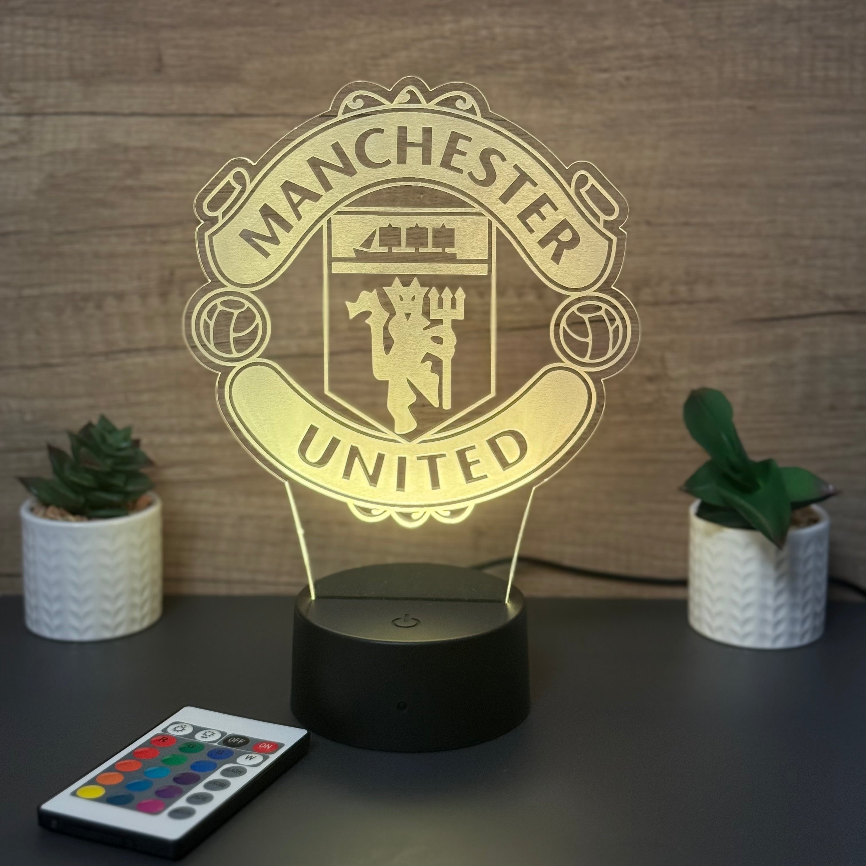 lampa 3d manchester united