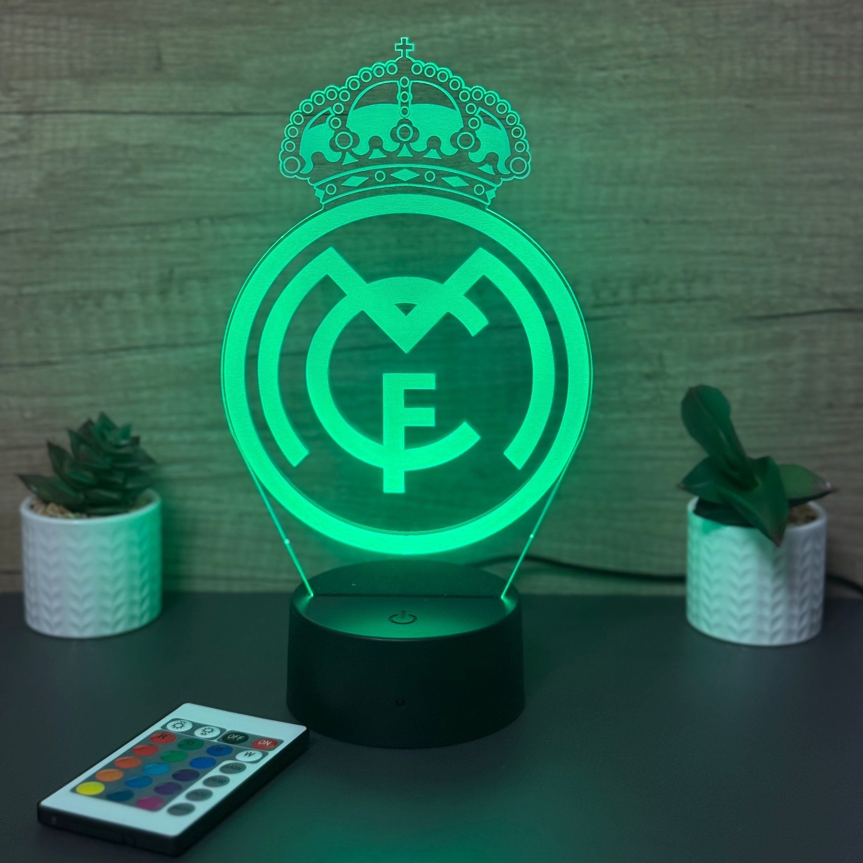 lampa 3d real madrid