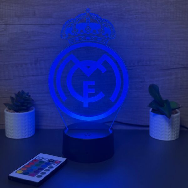 lampa 3d real madrid