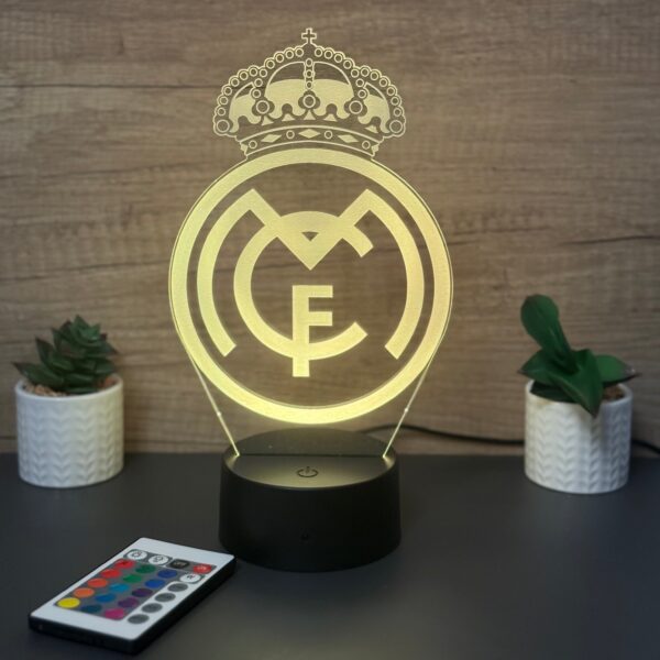 lampa 3d real madrid