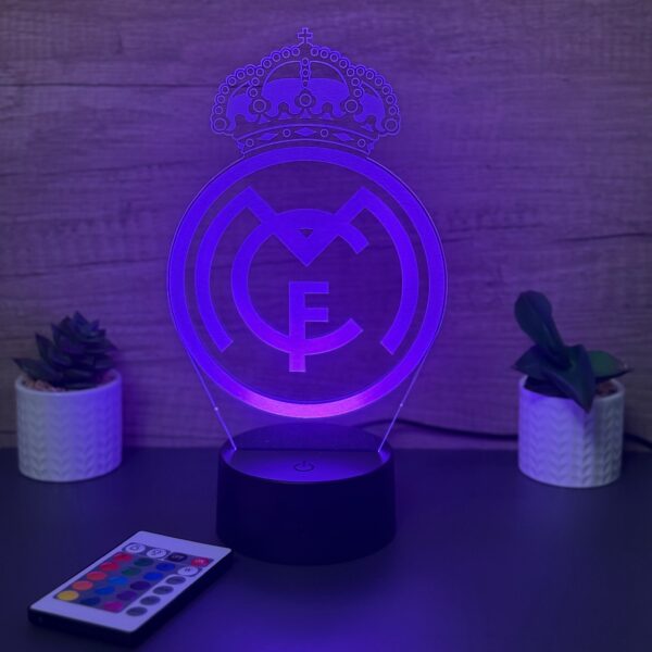 lampa 3d real madrid