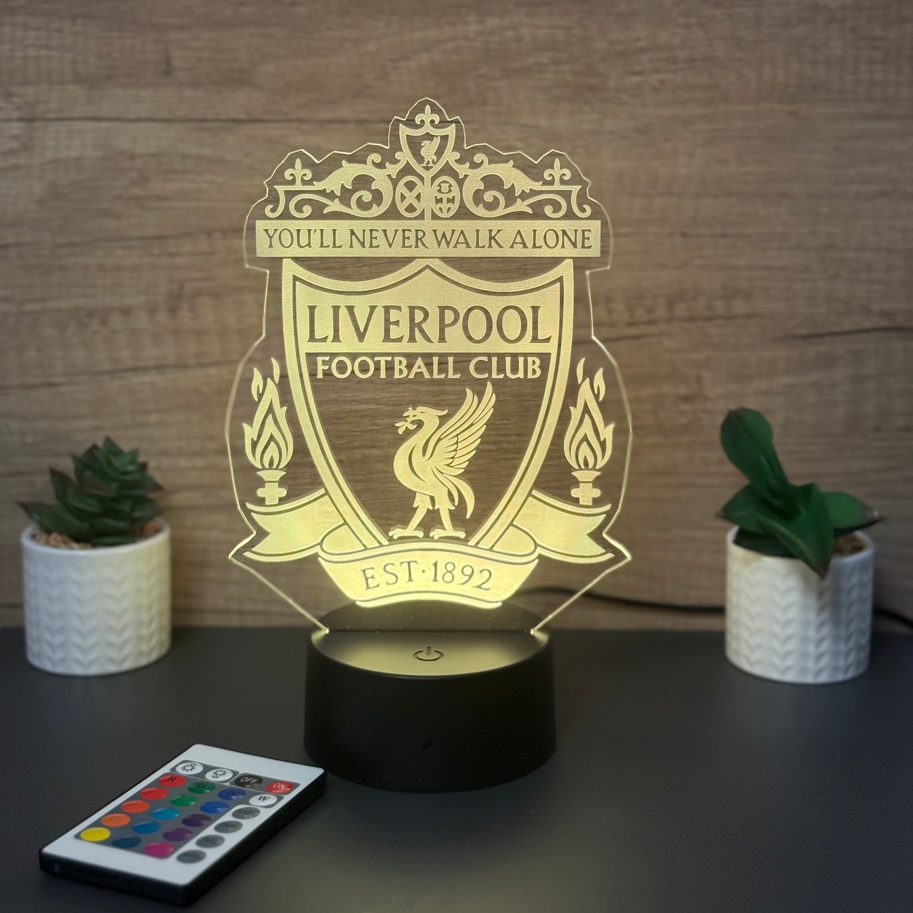 lampa 3d liverpool