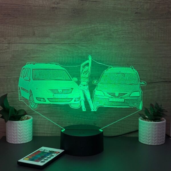 lampa 3d personalizata poza