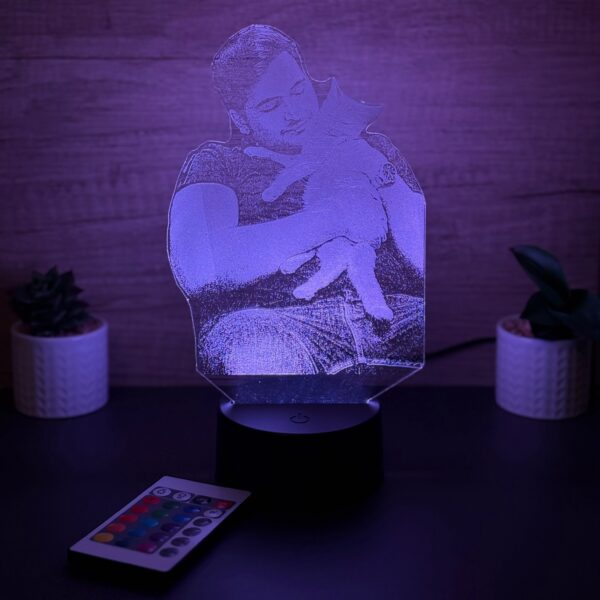 lampa 3d personalizata imagine