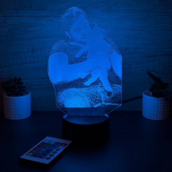 lampa 3d personalizata imagine