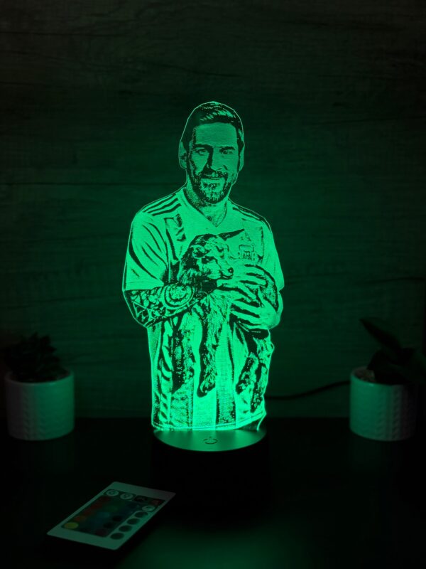 lampa 3d messi