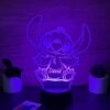 lampa 3d personalizata stitch