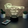 lampa 3d personalizata tractari