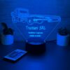lampa 3d personalizata tractari