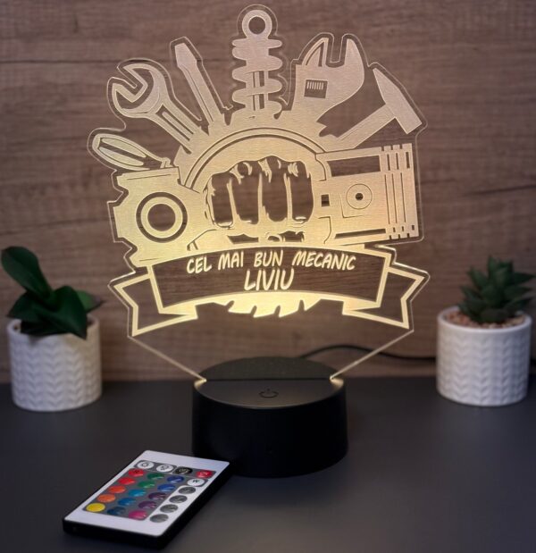 lampa 3d cel mai bun mecanic