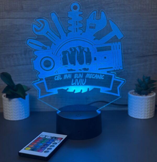 lampa 3d cel mai bun mecanic