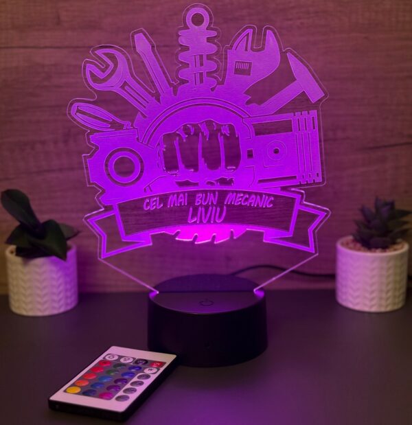 lampa 3d cel mai bun mecanic