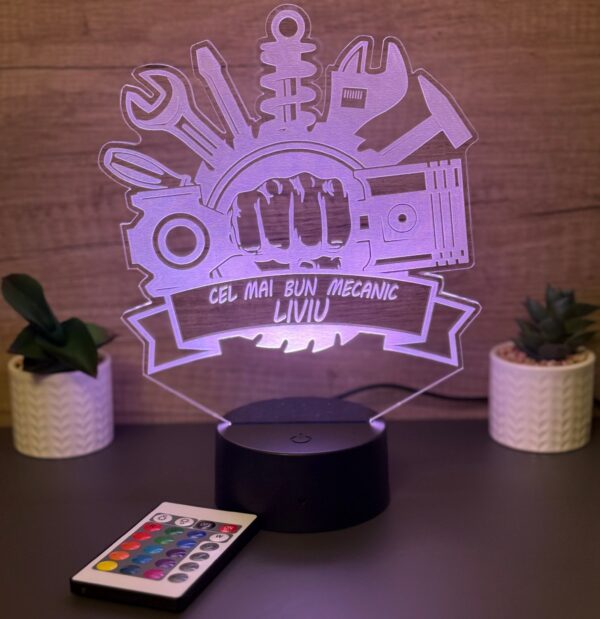 lampa 3d cel mai bun mecanic